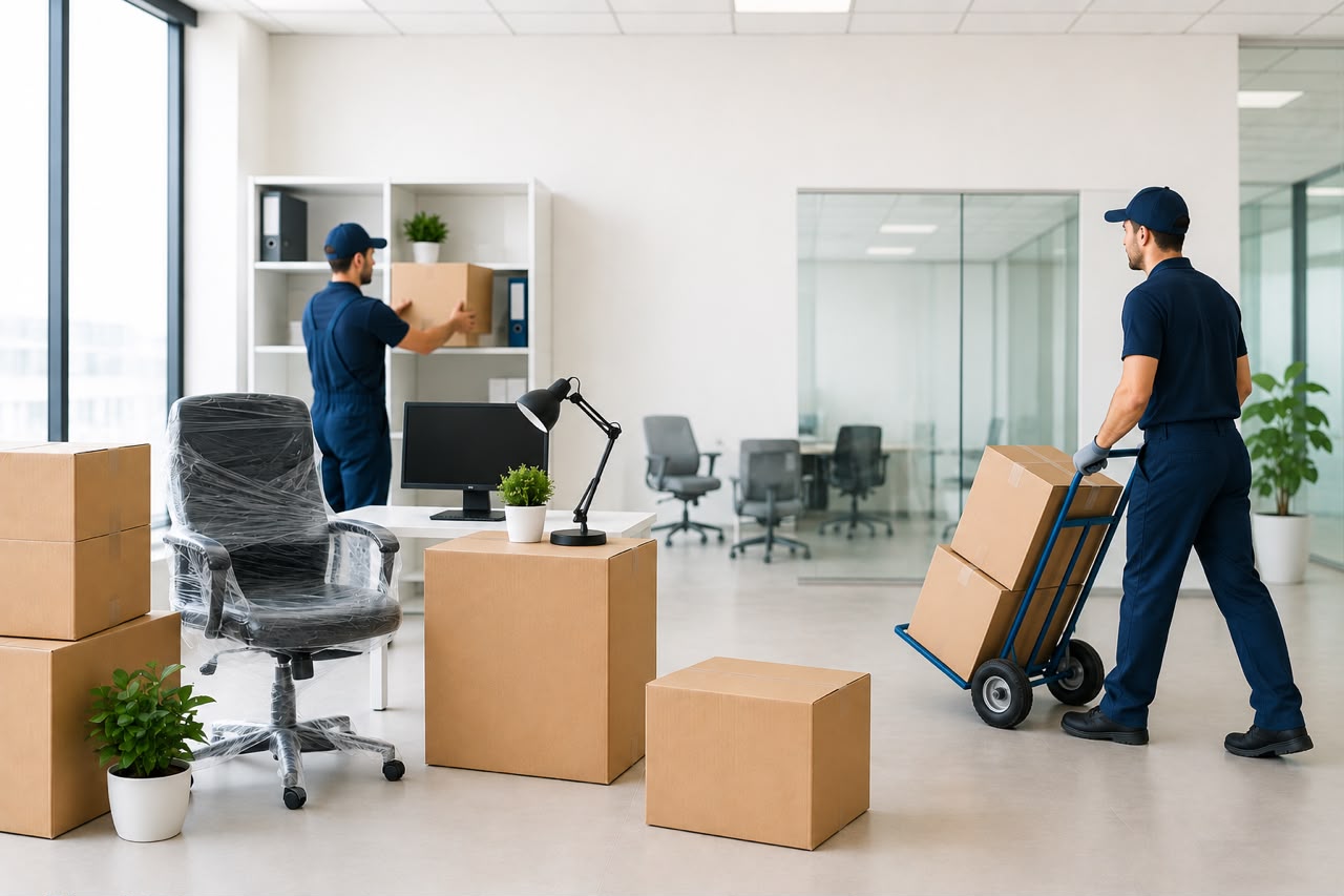 Professional corporate office relocation and commercial workplace shifting services