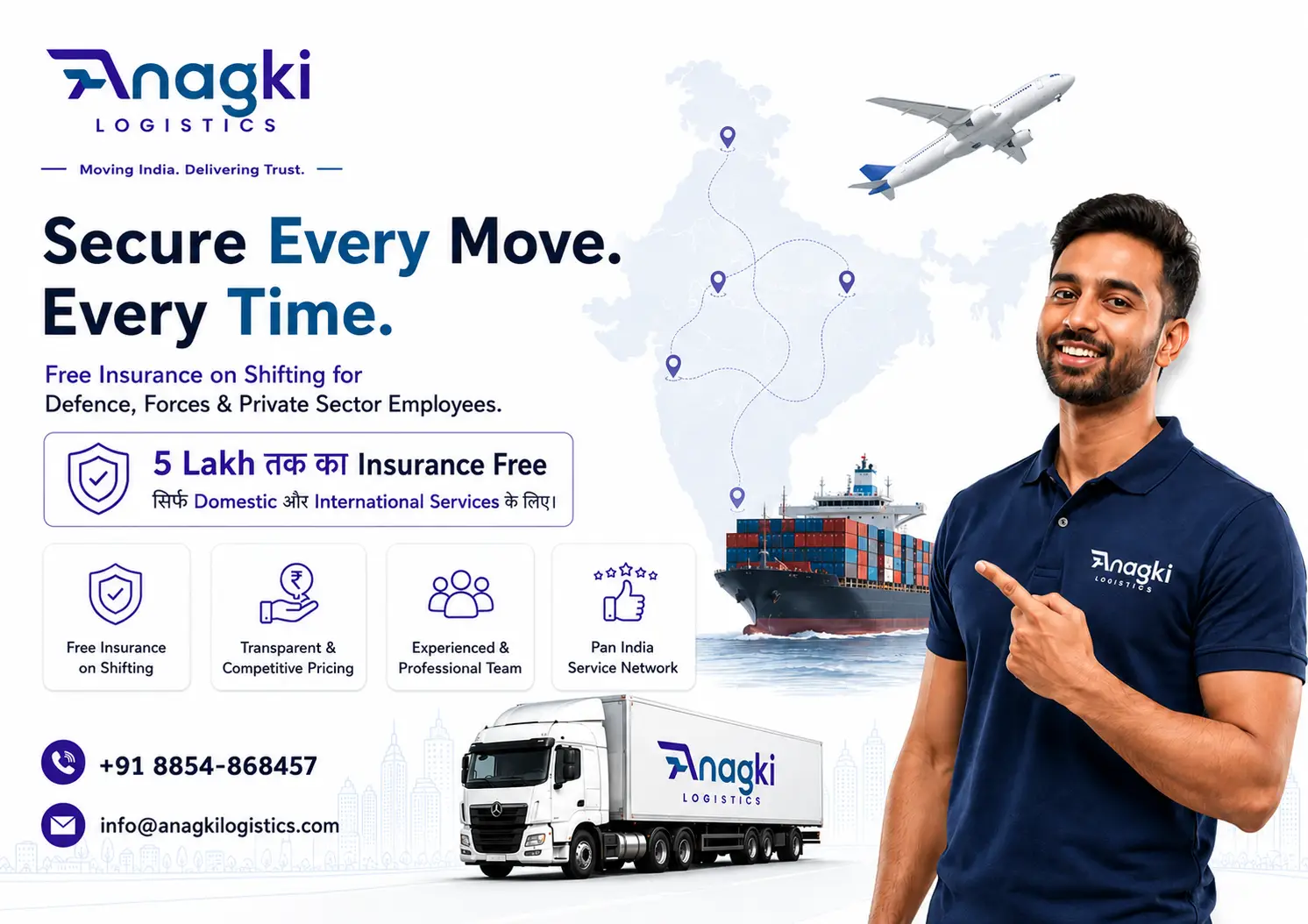 ANAGKI Packers and Movers promotional banner